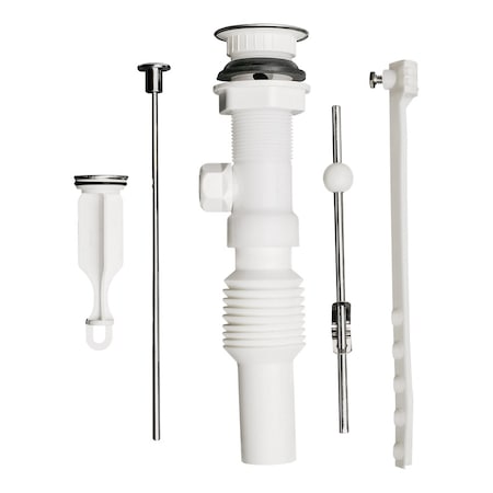 Plumb Pak Pop-Up Lavatry Drain Wht PP812-70